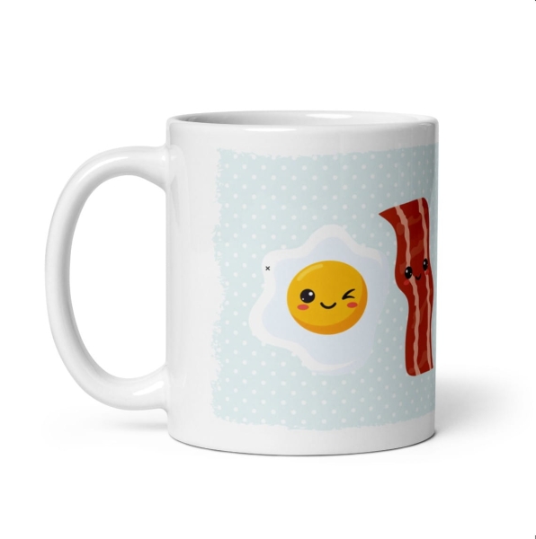 Kubek Prezent dla Przyjaciela Przyjaciółki Jajko Bekon Best Friends Forever Mega Prezencik