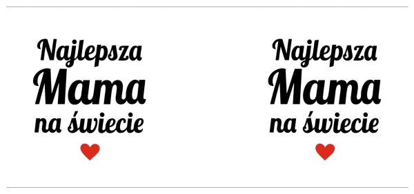Kubek Złoty Najlepsza Mama Na Świecie Prezent na Dzień Matki Urodziny Serce Mega Prezencik