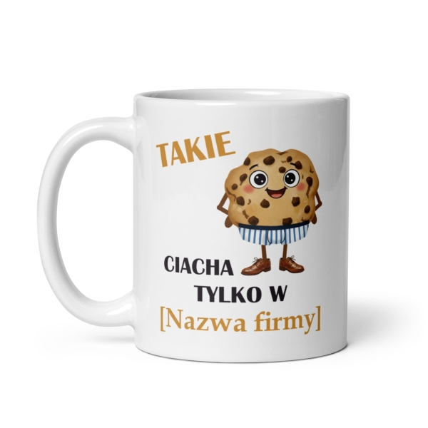 Personalizowany Kubek "Takie ciacha tylko w..." – Zabawny Prezent dla Faceta z Imieniem Mega Prezencik