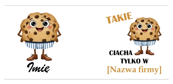 Personalizowany Kubek "Takie ciacha tylko w..." – Zabawny Prezent dla Faceta z Imieniem Mega Prezencik