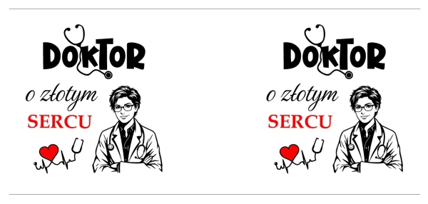 Złoty Kubek dla Lekarza Doktor o Złotym Sercu Prezent dla Doktora Podziękowanie Mega Prezencik