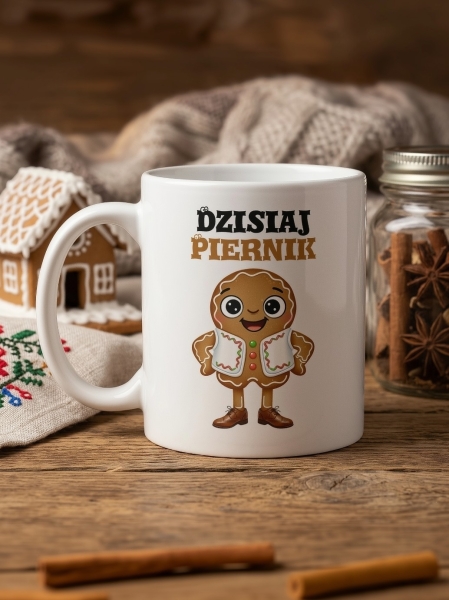 Śmieszny Kubek Prezent Kiedyś Ciacho Dzisiaj Piernik Urodziny Dzień Chłopaka Mega Prezencik