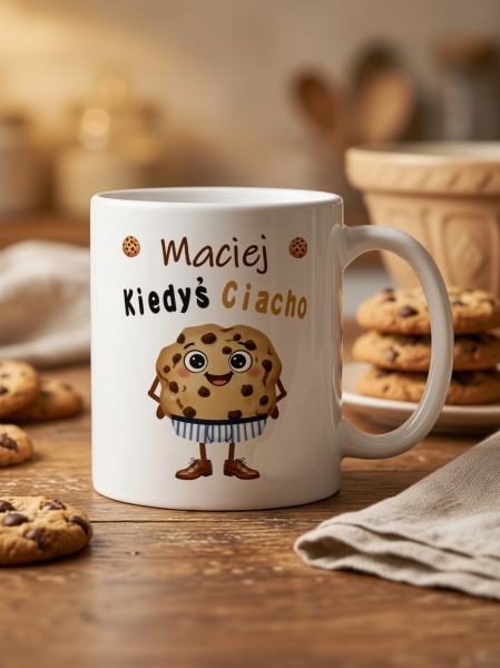 Śmieszny Kubek Prezent Kiedyś Ciacho Dzisiaj Piernik Urodziny Dzień Chłopaka Mega Prezencik