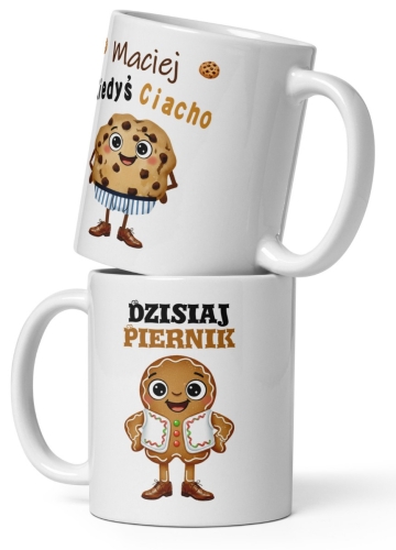 Śmieszny Kubek Prezent Kiedyś Ciacho Dzisiaj Piernik Urodziny Dzień Chłopaka