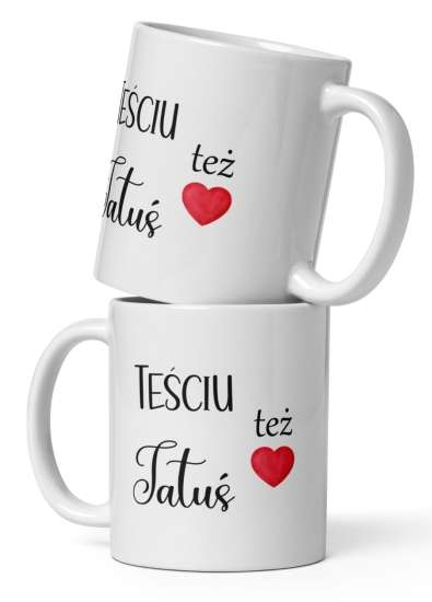 KUBEK DLA TEŚCIA PREZENT NA DZIEŃ OJCA. Teściu też Tatuś.