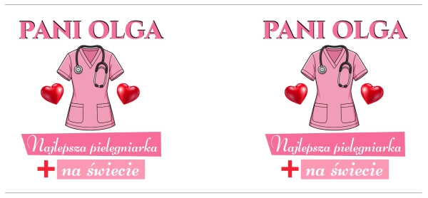 Kubek dla Pielęgniarki Prezent Najlepsza na Świecie Podziękowanie Mega Prezencik