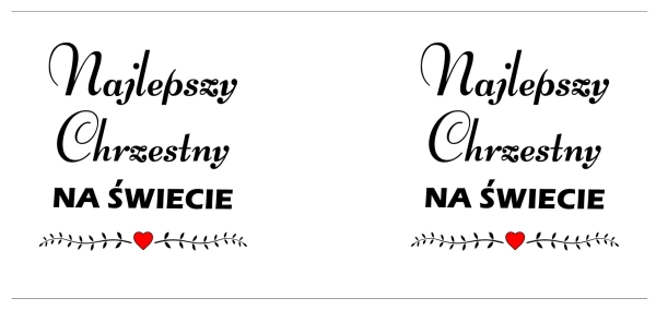 Kubek Złoty Prezent dla Ojca Chrzestnego Najlepszy Chrzestny na Świecie 330ml Mega Prezencik