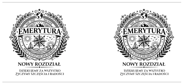 Złoty Kubek na Emeryturę Prezent dla Emeryta Emerytki Pożegnanie z Pracy Mega Prezencik