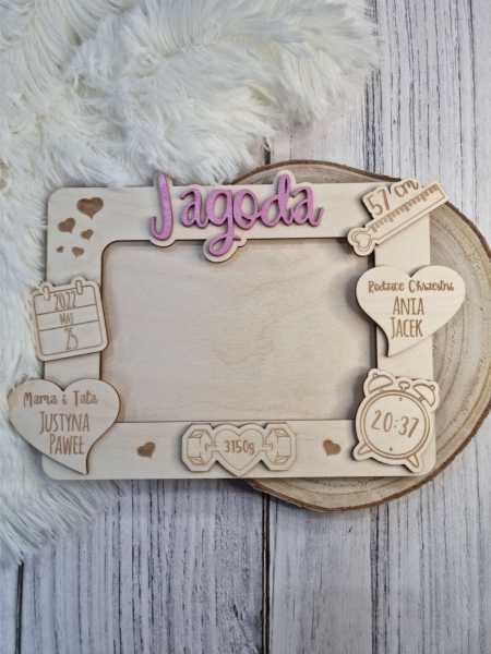 Ramka METRYCZKA 3 MegaPrezencik.pl