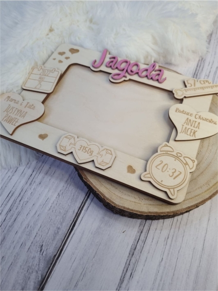 Ramka METRYCZKA 4 MegaPrezencik.pl