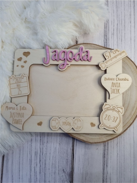 Ramka METRYCZKA 5 MegaPrezencik.pl