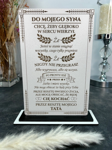 Statuetka Drewniana Personalizowana Puchar Trofeum Grawer Sklejka Na Zamówienie Mega Prezencik