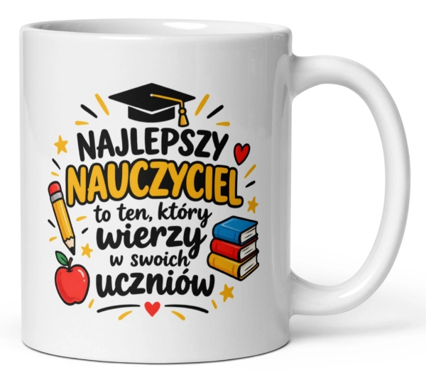 Kubek prezent dla nauczyciela na Dzień Nauczyciela podziękowanie dla wychowawcy Mega Prezencik