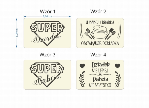 Magnes dla dziadków projekt 1 MegaPrezencik.pl