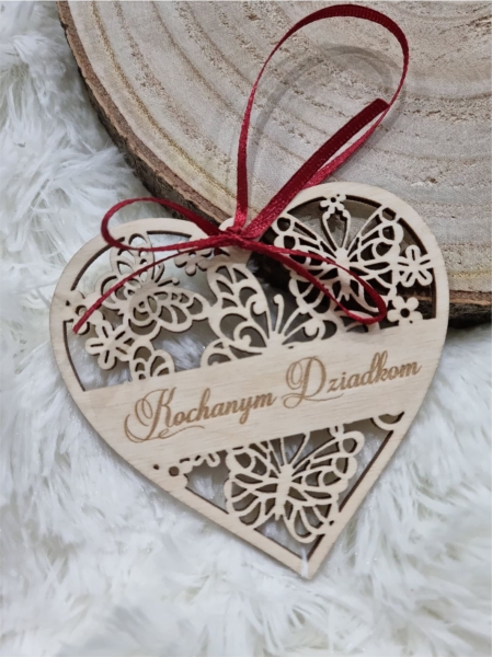 Ażurowe SERCE ze sklejki 1 MegaPrezencik.pl