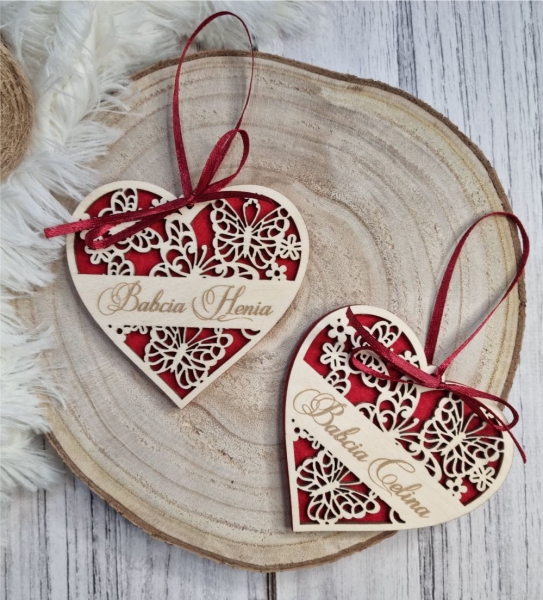 Ażurowe serce z filcem 3 MegaPrezencik.pl